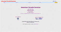 Desktop Screenshot of americantermiteservices.com