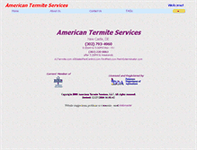 Tablet Screenshot of americantermiteservices.com